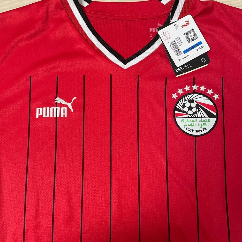 Puma Red Soccer Jersey - Picture 2 of 5